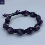 دستبند مردانه سنگی ، سنگ آمیتیست تراش استار طبیعی و اصل    Mystic Trio 3 - Image 3