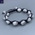 دستبند مردانه سنگی ، سنگ هولیت اصل و معدنی  Mystic Trio 6 - Image 3