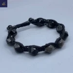 دستبند مردانه سنگی ، سنگ آبسیدین اصل و معدنی  Mystic Trio 5 - Image 3