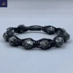 دستبند مردانه سنگ لارویکیت اصل و طبیعی ، سنگی تراش استار   Mystic Trio 7