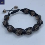 دستبند مردانه سنگ کوارتز دودی اصل و معدنی ، سنگی تراش استار   Mystic Trio 8 - Image 3